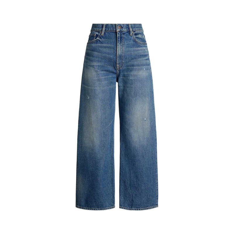 Polo Ralph Lauren High Rise Wide Leg Crop Jean image number 2